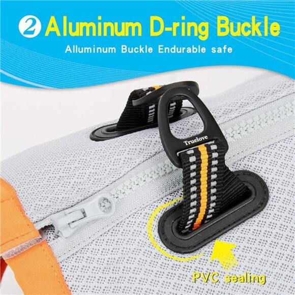 Dog Cooling Vest Dog Harness Cooler Jacket with Adjustable Zipper for Outdoor - Picture 4 of 7